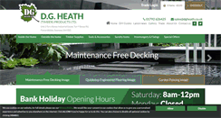 Desktop Screenshot of dgheath.co.uk