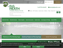 Tablet Screenshot of dgheath.co.uk